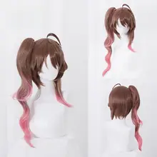コスプレ用 エイヤフィヤルダ 気品あるウィッグ【馬尾クリップ付き・極上の柔らかさ】