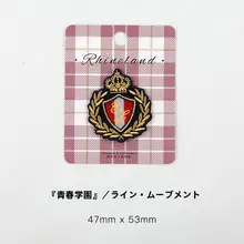 少女向け刺繍ワッペン【DIY装飾・自粘布テープ・帽子やバッグに最適】