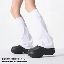 個性的なデザイン！ゆったりとしたフィット感の女 性用ブーツソックス【春秋用・中筒・すっきり見え】（セットアップ対応）