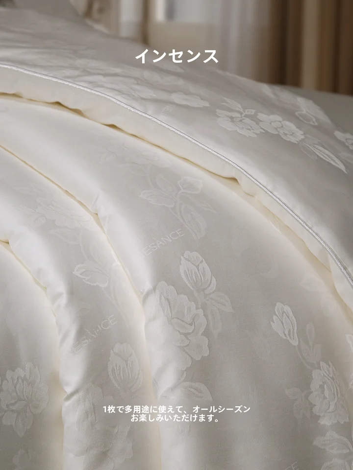 シルク製 冬用加厚掛け布団【婚礼用・手作り・高品質】