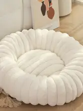 冬用ラウンドペットベッド【白鹅绒・小型犬・猫用】（セットアップ対応）