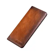 極上の柔らかさの牛革長財布【ヴィンテージデザイン・防盗刷対応】