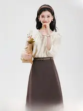洗練されたデザイン！イエローブラウス【韓国風・ビジネスカジュアル・通勤用】