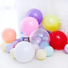 厚手18インチラテックスバルーン【丸型・マカロンカラー・誕生日パーティー装飾用】