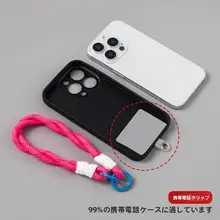 携帯ケース ショート ストラップ ハンドヘルド韓国語バージョン ピンク リストバンド