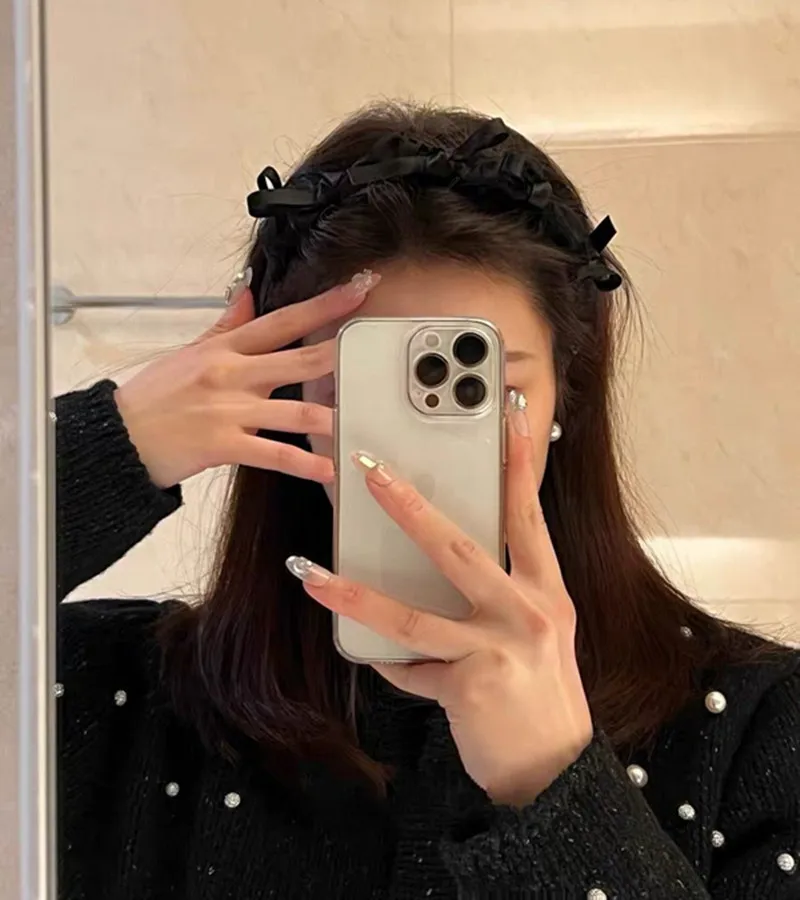 レースとチュールのビジュー付きリボンヘアバンド：6月飾りの高級感と実用性を実証