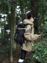 マウンテンパーカー ユニセックス バイカラー フード付き 防風 防水 アウトドア キャンプ トレッキング 登山 秋