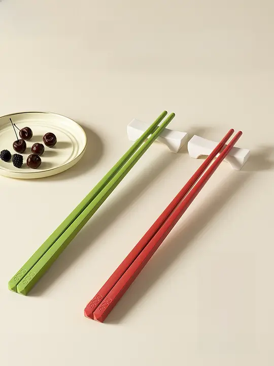 PAE 抗菌防カビ加工の合金製箸【カップル用・単品タイプ・家庭用】（セットアップ対応）