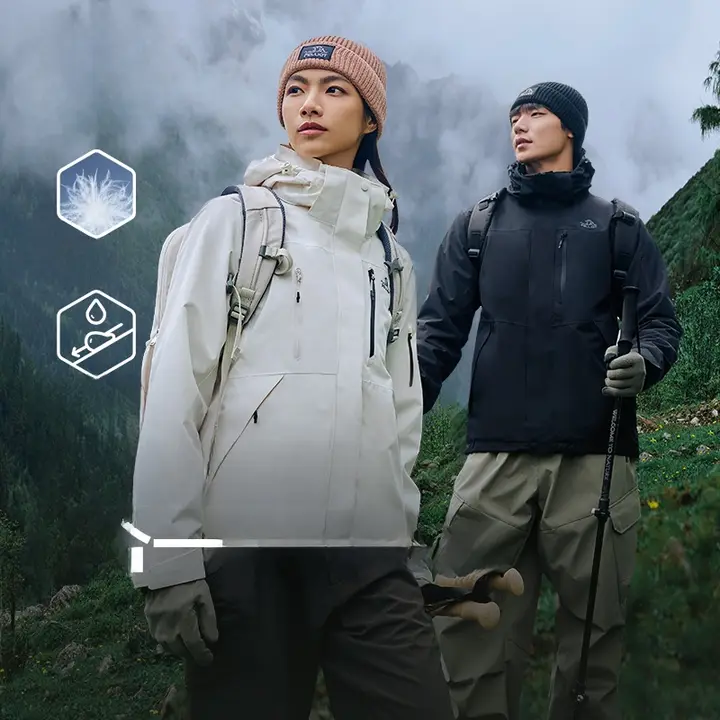 伯希和 3イン1ダウンジャケット【ユニセックス・登山用・防風】