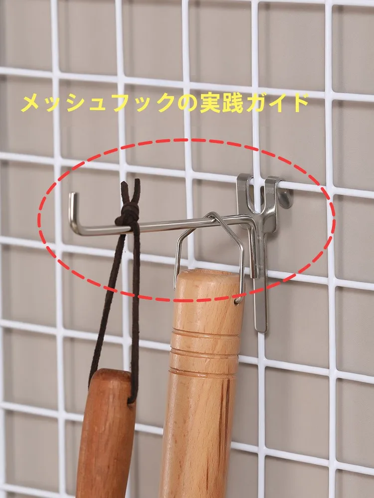 DIY用 壁掛けフック収納ラック：穴あけ不要で小物ディスプレイを実現