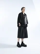 クール素材のオーバーサイズ半袖シャツ