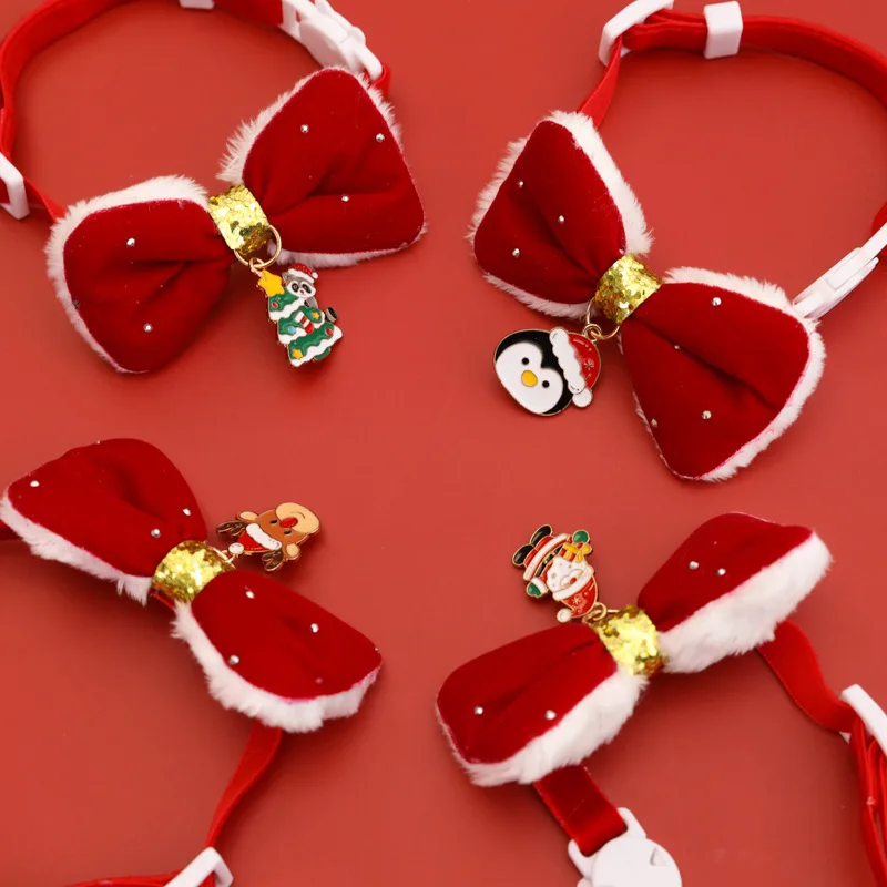 ペット用クリスマスカートゥーンカラー：無音・毛皮製でペットが楽しめる季節のギフト