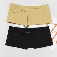 春夏用ウエストベルト【トレンドデザイン・ウエストポーチ付き・韓国スタイル】（セットアップ対応）