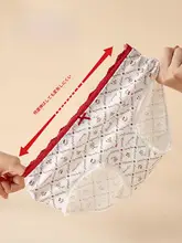 女の子用純綿三角パンツ【赤色・抗菌・快適な着心地】