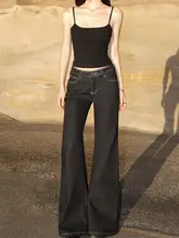 MADE NOTHING フレアデニムパンツ【ミドルウエスト・ラッセルストレッチ・レディース】