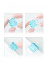 無痕プッシュクリンチファイルクリップ【試験用資料整理・学生向け文具・分類用】
