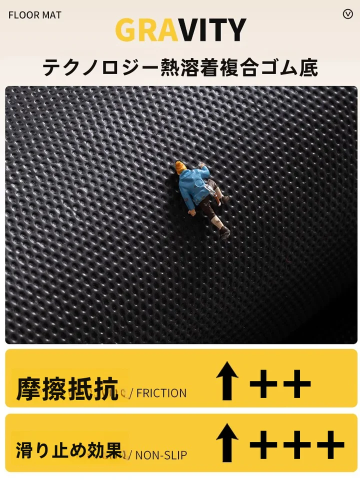 中式デザインの玄関用マット【耐汚れ・滑り止め・洗濯不要】