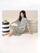 夏用マタニティ授乳ドレス【短袖・胸パッド付き・ウェア】