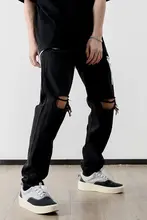 高級感ある立体裁剪のタック入りデニムパンツ【カジュアル・ゆったり・ヴィンテージ風】（セットアップ対応）