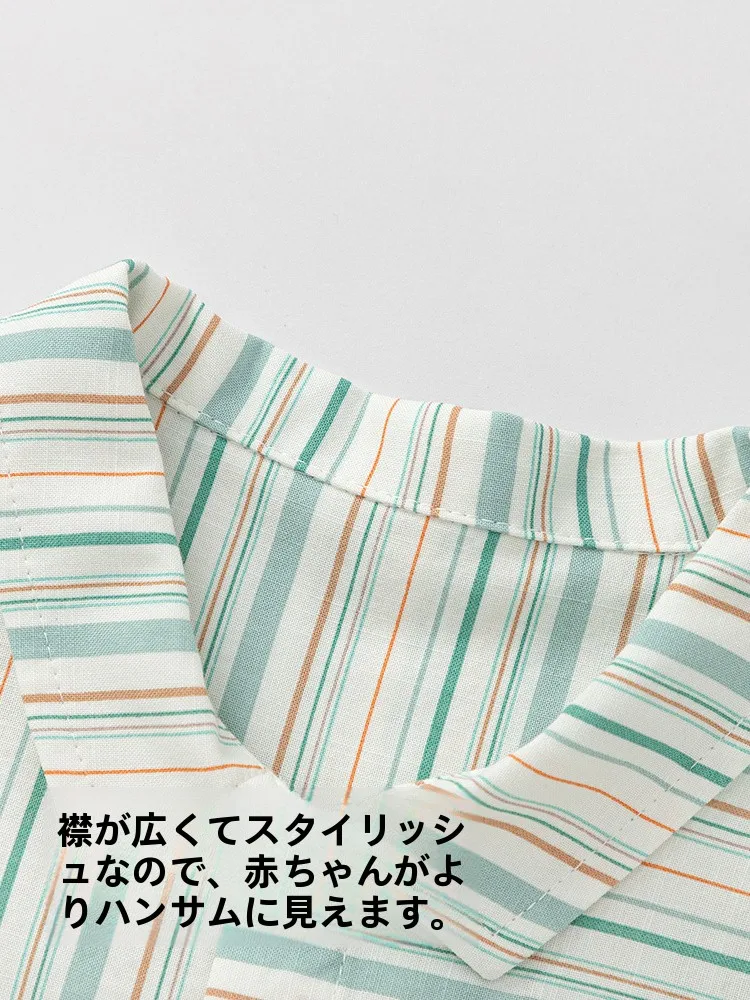 4歳男の子用薄手シャツ：シンプルデザインで通気性と動きやすさを実現