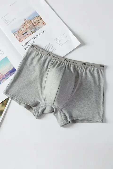 シンプルな平角男性用パンツ【モダール素材・柔らかく通気性抜群】
