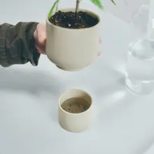 高級感あふれるインテリア用フラワーポット【多肉植物・リビング・バルコニー用】