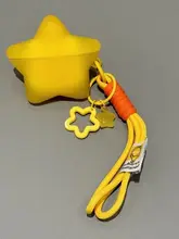 可愛いデザインのイエロースター AirPodsケース【AirPods対応・プロテクトカバー】