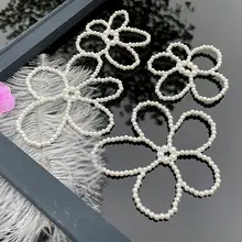 手作りビーズフラワーパッチ【デコレーション・DIY用・衣服やヘッドアクセサリーに最適】