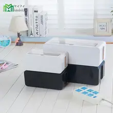 電源タップ収納ボックス【大容量・プラスチック製・配線整理用】