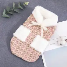 ペット用 暖かい猫用コート【冬用・厚手・可愛いデザイン・スカーフ付き】