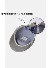 イタリア製リネンハンチング帽【メンズ・高品質・クラシックスタイル】