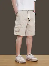 バギーショートパンツ メンズ 夏 多ポケット ストレート 薄手