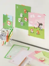 レターセット 可愛い キャラクター 封筒付き インスタ映え ラブレター 告白 祝福 手紙 「romane」