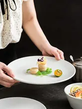 高級浮彫りプレート 雪花ドットデザイン【ダイニング用・食器】（セットアップ対応）