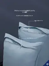 防ダニ枕カバー【全棉・白鹅绒対応】