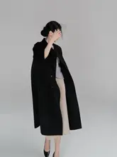 古典的なデザインのダブルフェイスカシミヤコート【極上の柔らかさ・アンティーク襟】