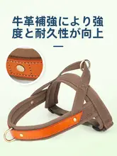 中型犬用防爆ハーネス付きリード【胸部装着・ペット用・散歩用】