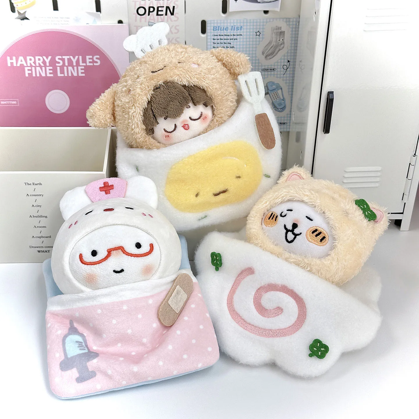かわいいコットン製ヘッドカバー付きピロー袋：シンプルウサギとクマデザインの使い勝手と適用シーン