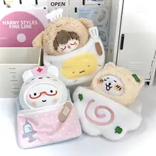 かわいいコットン製キャラクターヘッドカバー付きピロー袋【シンプルなウサギ＆クマデザイン】