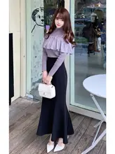高腰フレアスカート【Aライン・フィッシュテール・秋冬向け】