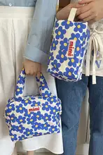 印花デザインのトートバッグ【おむつやおもちゃ収納用】