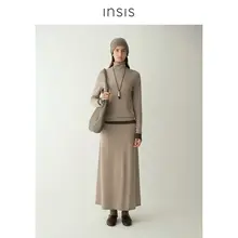 ニットトップス レディース メリノウール ルーズタートル 「INSIS FEMME」