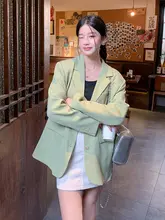 レディース春用カジュアルジャケット【小柄向け・韓国風・気質デザイン】