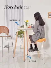 シンプルなスクエアバーテーブル【北欧デザイン・ホワイト・家庭用・小型】