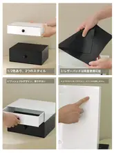 コーヒーメーカー用 高さ調整スタンド【積み重ね可能・1段ドロワー・ホワイトアイアン製収納ボックス】