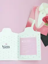 メッセージカード スーツ ドレス モチーフ 上品 サンクス お祝い 母の日 父の日 恩師 ギフト「somssi」