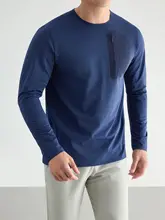 長袖Tシャツ メンズ 速乾 通気性 ストレッチ 軽量 防シワ加工 スポーツ アウトドア 「MOMENG」