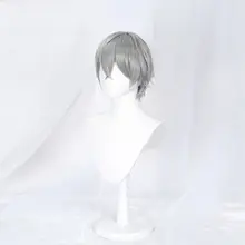 コスプレ用シルバーショートウィッグ【男子キャラクター用】