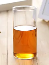 シンプルな円形ストレートグラス【耐熱高硼酸ガラス・冷飲用・牛乳用】