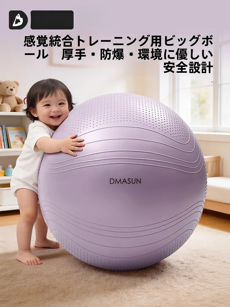 DMASUN 防爆ヨガボール：3歳児の感覚統合トレーニングに最適な加厚タイプ